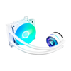 Sistema de Enfriamiento Líquido Game Factor para CPU, 1x 120mm, 2550RPM, Color Blanco, VORAGO LQG501-WH