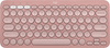 Teclado Inalámbrico (Bluetooth) Modelo Pebble Keys 2 K380s 60%, Ingles, Color Rosa, Multi-Dispositivos, LOGITECH 920-011785
