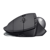 Ratón (Mouse) Ergonómico Trackball MX Ergo, Inalámbrico, Bluetooth, 380DPI, Negro, LOGITECH 910-005177