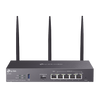 Router Omada AX3000, Gigabit Ethernet, 2402 Mbit/s 2.4GHz, Firewall VPN, 1 Puerto WAN RJ45, 2 Puertos LAN RJ45,  1xSFP, 2 Puertos Configurables LAN/WAN, TP-LINK ER706W