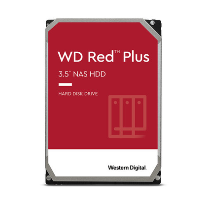 Disco Duro Interno WD Red Plus NAS, Capacidad 6TB (6,000GB), F. F. 3.5