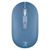 Ratón (Mouse) Óptico Ergonómico Modelo Colorí, Inalámbrico USB/Bluetooth, Hasta 1600 DPI, Color Azul, PERFECT CHOICE PC-045250