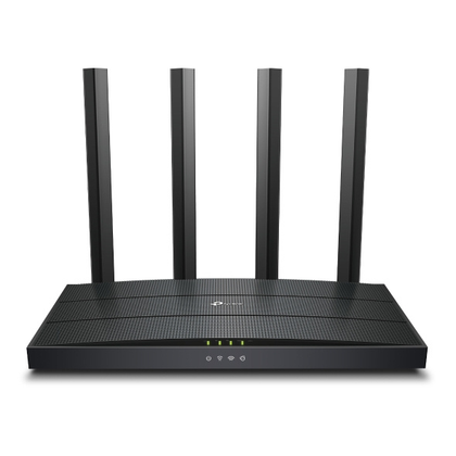 Router Inalámbrico de Doble Banda, Wireless AX (Wi-Fi 6), Hasta 1500Mbps, LAN Gigabit, 4x RJ-45, 2.4/5GHz, 4 Antenas Externas, TP-LINK ARCHER AX12