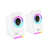 Bocinas Gamer para Computadora BALAM RUSH, Glimm Style BG565, Bluetooth, Alámbrico/Inalámbrico, 2.0, 10W RMS, Color Blanco (2 Piezas), ACTECK BR-937009