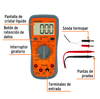 Multímetro Digital Profesional con RMS Verdadero, TRUPER MUT-39