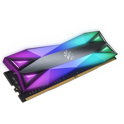 Memoria RAM Spectrix XPG D60G, 8GB DDR4, PC4-25600 (3200MHz), CL16, RGB, Disipador Titanio, ADATA AX4U32008G16A-ST60