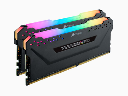 Memoria RAM Vengance RGB Pro, U-DIMM, DDR4 PC4-28800 (3600MHz), 16 GB (2 x 8GB), RGB, CORSAIR CMW16GX4M2D3600C18