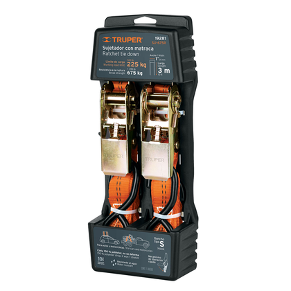 Extintor portátil recargable 1 kg, polvo tipo ABC, Truper