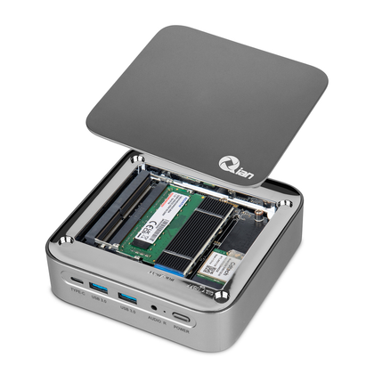 Mini Computadora de Escritorio (Desktop), Intel Core i5-1135G7, RAM 16GB DDR4, SSD 512GB, Video Iris Xe Graphics, Win 11 Pro (Versión de Prueba), QIAN QII-11515