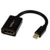 Adaptador de Video Mini DisplayPort - DP (M-H), Color Negro, STARTECH MDP2DPMF6IN