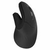 Ratón (Mouse) Inalámbrico en Angulo Vertical, Ergonomico, RF Inalámbrico, Negro, PERFECT CHOICE PC-045199