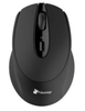 Ratón (Mouse) Inalámbrico Ergonómico, USB, Color Negro, 1600 dpi, Baterías Incluidas, NEXTEP NE-410E