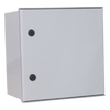 Gabinete de Poliéster IP65 Uso en Intemperie (400 x 400 x 200 mm) con Placa Trasera Interior de Plástico (Incluye Chapa y Llave), PRECISION PST-4040-20P
