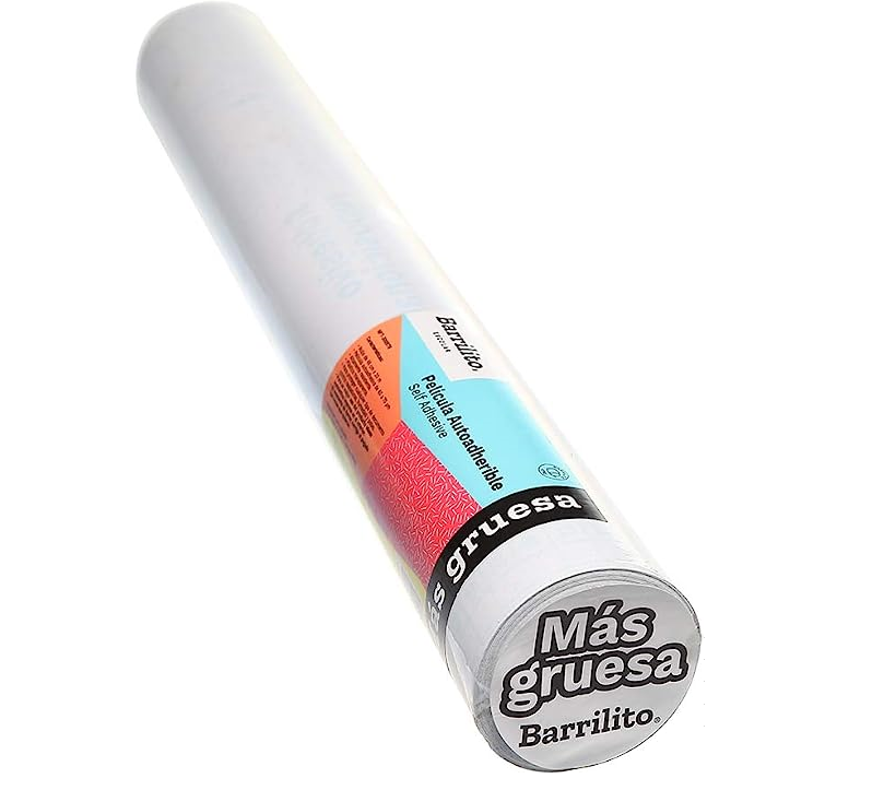 Domino Super Rollo Papel / Película Autoadherible Contac, Transparente, Rollo de 0.45x20m ...