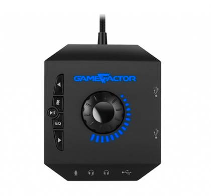 Audífonos Tipo Diadema con Micrófono Game Factor, Audio Envolvente 7.1, Respuesta de Frecuencia 20 Hz-20,000 KHz, Alámbrico 3.5mm, Color Negro, VORAGO HSG601