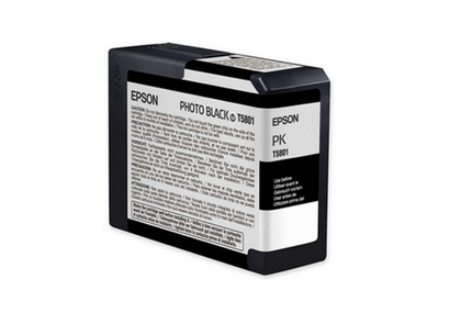 Cartucho de Tinta Negro Foto, Photo Black, 80ml, para Stylus Pro 3800, EPSON T580100