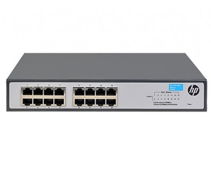 Switch ARUBA 1420 16G Gigabit Ethernet, 16 Puertos 10/100/1000Mbps, 32 Gbit/s, No Administrable, HPE JH016A