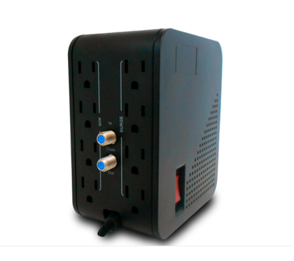 Regulador de Voltaje Modelo AVR1008, 1000VA / 500W, Regulación 92 - 144V, Salida 116V +/- 12%, 8 Contactos, 4 Puertos USB, CDP R2CU-AVR1008