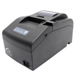 Impresora de Tickets (Mini Printer), Ancho 76 mm, Tipo de Impresión Matriz de Puntos, Alámbrica, USB, Color Negro, Cortador Manual, EC LINE EC-PM-530-USB