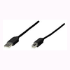 Cable de Datos USB-A - USB-B (M-M), Color Negro, Longitud 1.8 Metros, MANHATTAN 342650