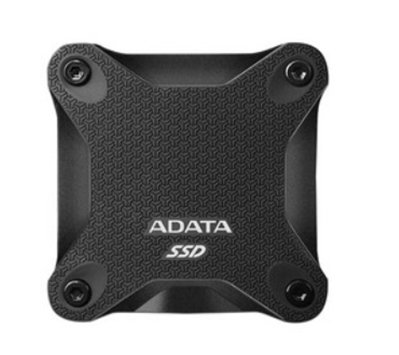 SSD Externo Durable SD600Q, Capacidad 240GB, Interfaz USB 3.1, Color Negro, Resistente a Golpes, ADATA ASD600Q-240GU31-CBK