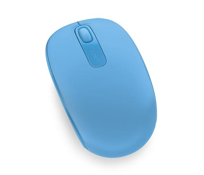 Ratón (Mouse) Óptico Inalámbrico Wireless Mobile 1850, USB, Color Azul Cian, MICROSOFT U7Z-00055