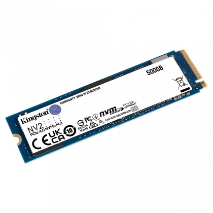 Unidad de Estado Sólido (SSD) NV2 NVMe, 500GB, PCI Express 4.0, M.2, KINGSTON SNV2S/500G