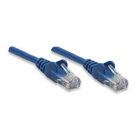 Cable de Red (Patch Cord), Cat 5E, RJ45 - RJ45 (M-M), 2.0 Metros, Color Azul, INTELLINET 318983