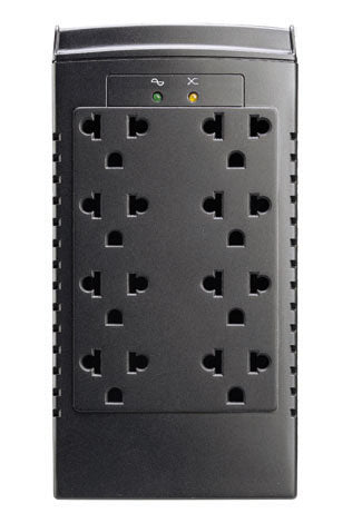 Regulador de Voltaje Modelo BP-1350-I, 1350VA / 600W, Regulación 100 - 145V, Salida 120V, 8 Contactos, KOBLENZ 00-1583-4