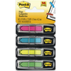 Mini Banderitas (Post-It) "FLECHA", 4 Colores Brillantes, Cartuchos Individuales 24 Cada Color, 0.99x4.3, 3M 684-ARR4