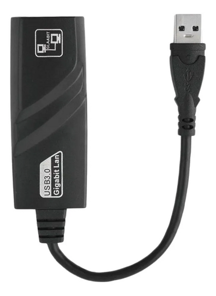 Adaptador de Red USB 2.0 - Ethernet, 10/100 Mbps, Color Negro, GIGATECH USB2RJ45
