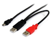 Cable  Mini USB - USB (M- M), Color Negro, Longitud 0.9 Metros, STARTECH USB2HABMY3