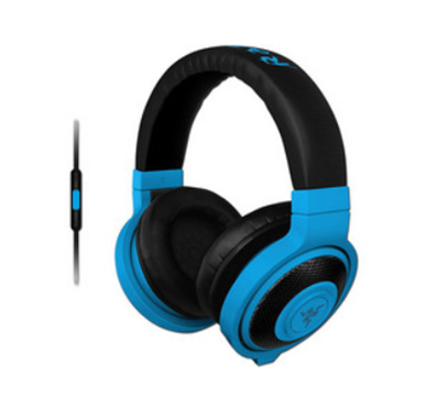 Audífonos Gamer C/ Micrófono Kraken Mobile, 3.5 mm, Color Azul, Longitud del Cable 1.3 Metros, RAZER RZ04-01400600-R3U1
