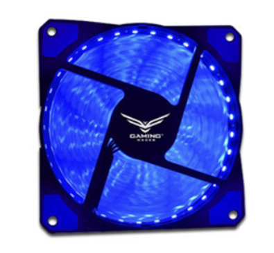Ventilador P/ Gabinete (CPU), 120 Milímetros, Iluminacion LED Color Azul, 3 Pines, NACEB NA-0919A