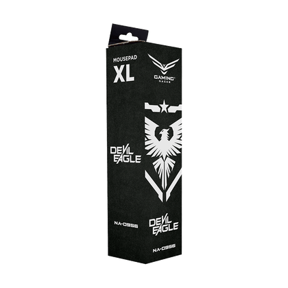 MousePad Gaming XL Devil Eagle, 30cm x 80cm, Color Negro, NACEB NA-0956