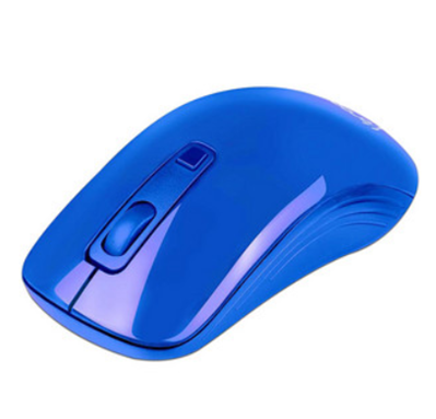 Ratón (Mouse) Óptico, Inalámbrico (USB), Hasta 1600 DPI, Color Azul, VORAGO MO-207-BL