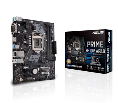 Tarjeta Madre (Motherboard) PRIME H310M-A R2.0/CSM, Intel, Socket LGA-1151, Micro ATX, 2 Slots DDR4, ASUS PRIME 90MB0Z10-M0AAYC
