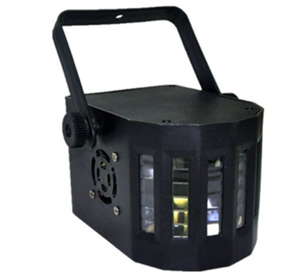 Lámpara LED (Mini Derby), RGBW, Potencia 15W, Color Negro, SCHALTER S-MINIDERBYBLACK