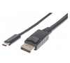 Cable de Video USB-C - DisplayPort, Longitud 2.0 Metros, MANHATTAN 152464