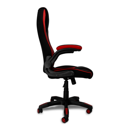 Silla Gamer Start The Game (SG) Modelo Chair 300, Reclinable, C/ Soporte Lumbar, Color Negro / Rojo, Max. 120 Kg, VORAGO CGC300-RD