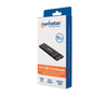 Gabinete P/ SSD, M.2 NGFF", Aluminio, USB 3.0, Color Negro, MANHATTAN 130455
