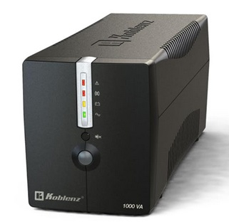 UPS (No Break), Modelo 10017 USB/R Línea Interactiva, 1000VA / 500W, Entrada 85 - 145V, Salida 120V, 8 Contactos, KOBLENZ 00-4233-3