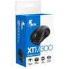 Ratón (Mouse) Óptico, Inalámbrico (USB), Hasta 1200 DPI, Color Negro,4 Botones, XTECH XTM-300