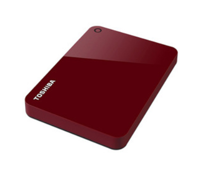 Disco Duro Externo Portátil Canvio Advance, Capacidad 1TB (1,000GB), USB 3.0, Color Rojo, TOSHIBA HDTC910XR3AA