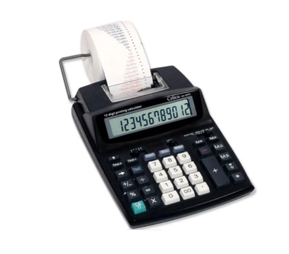 Calculadora con Impresión Modelo 103TS, 12 Dígitos, 2 Colores, Velocidad 2.3 Líneas / Seg, CELICA CA-103TS