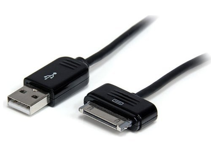 Cable 30 Pin - USB (M- M), Color Negro, Longitud 1.0 Metros, STARTECH USB2SDC1M