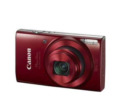 Cámara Fotográfica Digital PowerShot ELPH 190 IS, 20.0 MP, Zoom Óptico 10x, Wi-Fi, NFC, Video HD, Color Rojo, CANON 1087C001AA