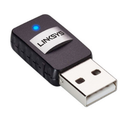 Adaptador USB - WiFi, Doble Banda (5GHz y 2.4GHz), USB 2.0, Tamaño Mini, Hasta 433Mbps, LINKSYS AE6000