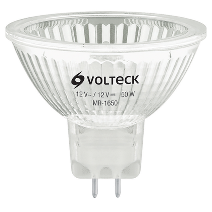 Lámpara de Halógeno Volteck, 50 W Tipo MR 16, Base GU5.3, TRUPER MR-1650