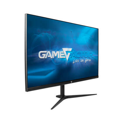 Monitor Gamer LED 24.5” GameFactor Frameless MG300, Resolución Full HD (1920x1080), 1x DP 1x HDMI, Color Negro, 75Hz, 1ms, VORAGO MG300